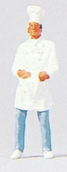 Preiser 28054 HO Scale Individual Figure - Working People -- Chef de Cuisine