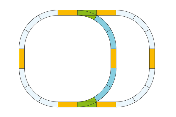 Piko 35302 G Scale Double Oval Track Set