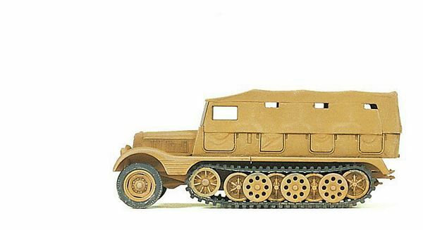 Preiser 16562 HO Scale Former German Army WWII SdKfz 11 Series Medium
