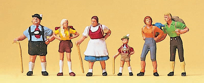 Preiser 10280 HO Scale Alpine Krause Family Figures