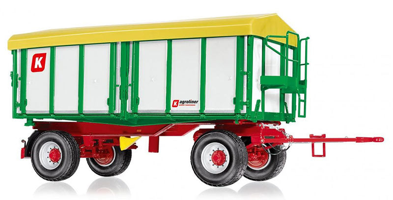 Wiking 077866 1/32 Kroger HKD 302 3-Way Dump Trailer, White