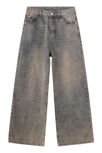 Wide Leg Jeans with Pockets