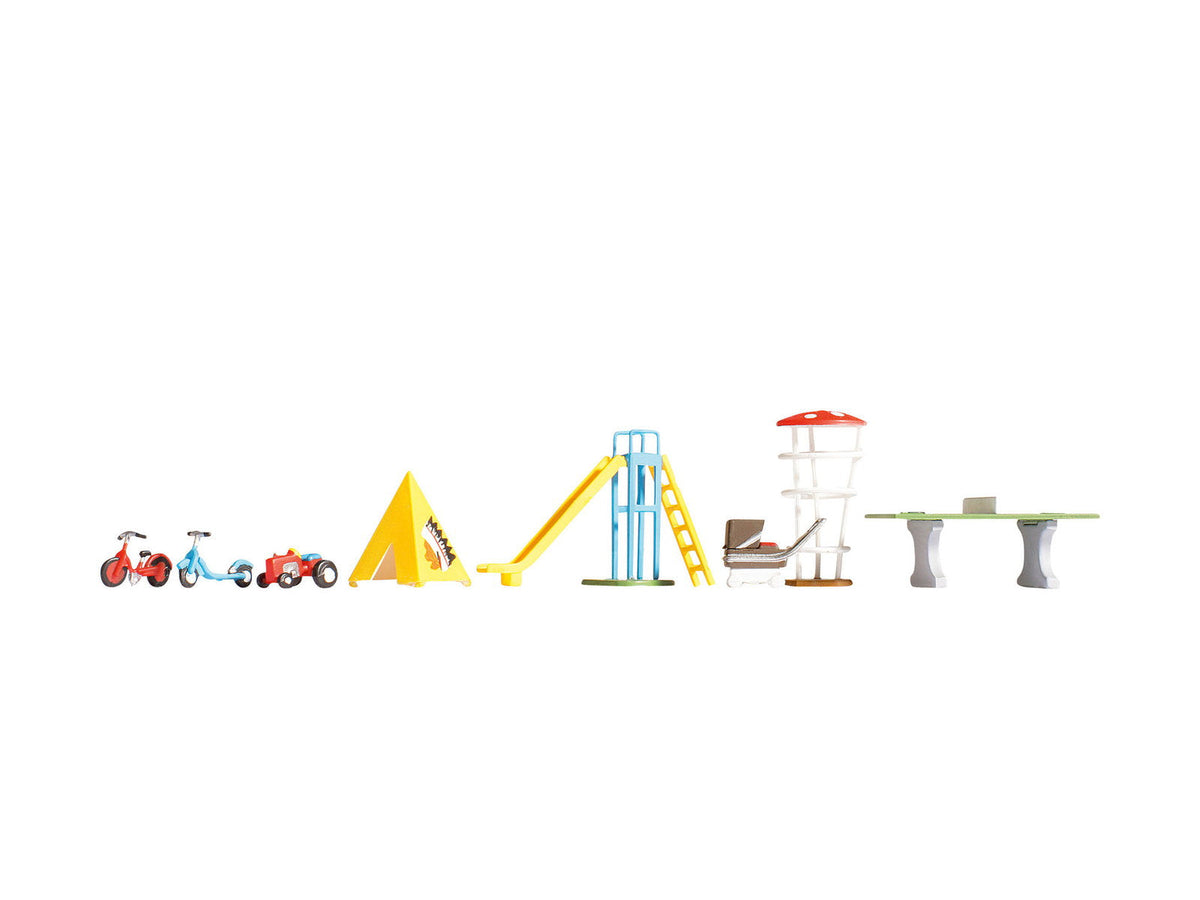 Noch 14814 HO Scale Playground Accessories Set