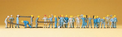 Preiser 14403 HO Scale Railroad Personnel Track Workers