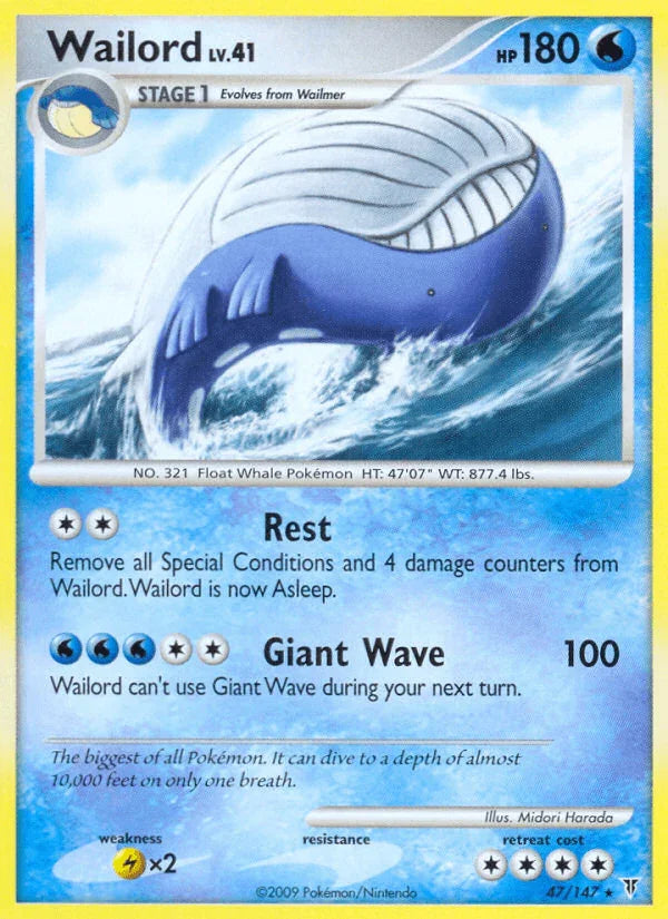 Wailord (47/147) [Platinum: Supreme Victors]