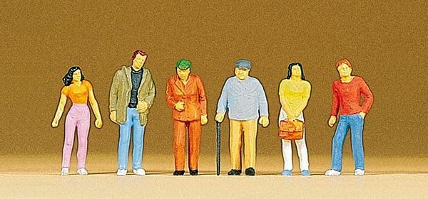 Preiser 10117 HO Scale Pedestrians Standing