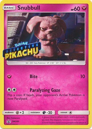 Snubbull Detective (SM200) (Pikachu Stamped) [Sun & Moon: Black Star Promos]