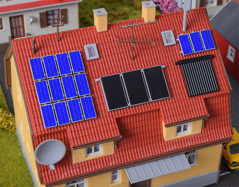 Kibri 38602 1/87 Roof-Top Solar Panel Detail Set Model Kit
