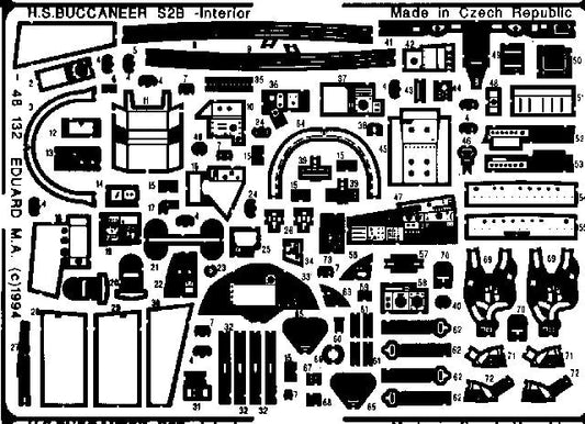 Eduard 48132 1/48 Aircraft- HS SZB Interior for ARX
