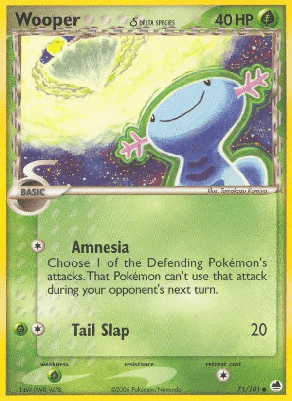 Wooper (71/101) (Delta Species) [EX: Dragon Frontiers]