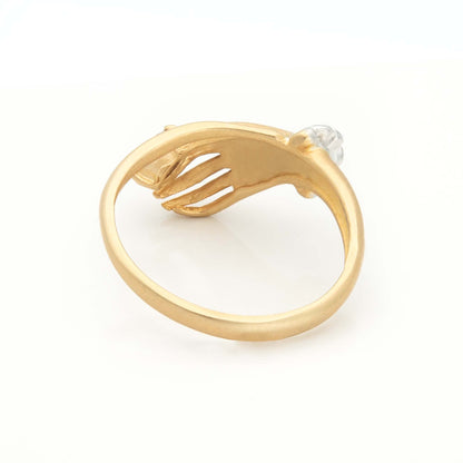 Vintage Austrian Crystals 18k Yellow Gold Matte or Polished Finish Made in USA by PVD Vintage Jewelry