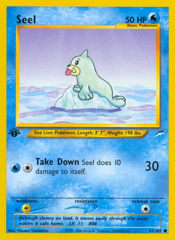 Seel (81/105) [Neo Destiny 1st Edition]