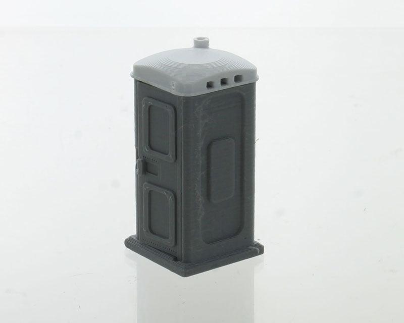 3D To Scale 50-141-GY 1/50 – Porta-Potty Gray/White Scene Accessory