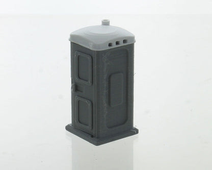 3D To Scale 50-141-GY 1/50 – Porta-Potty Gray/White Scene Accessory