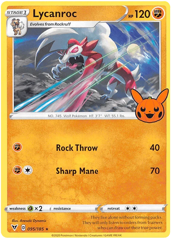 Lycanroc (095/185) [Trick or Trade 2023]