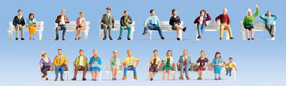 Noch 16130 HO Scale Xl Sitting People 24/