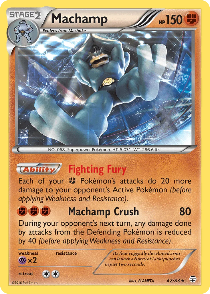 Machamp (42/83) [XY: Generations]