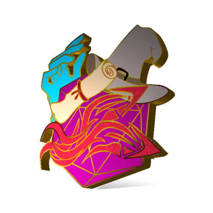 Dungeons & Dragons Role: Wizard Enamel Pin