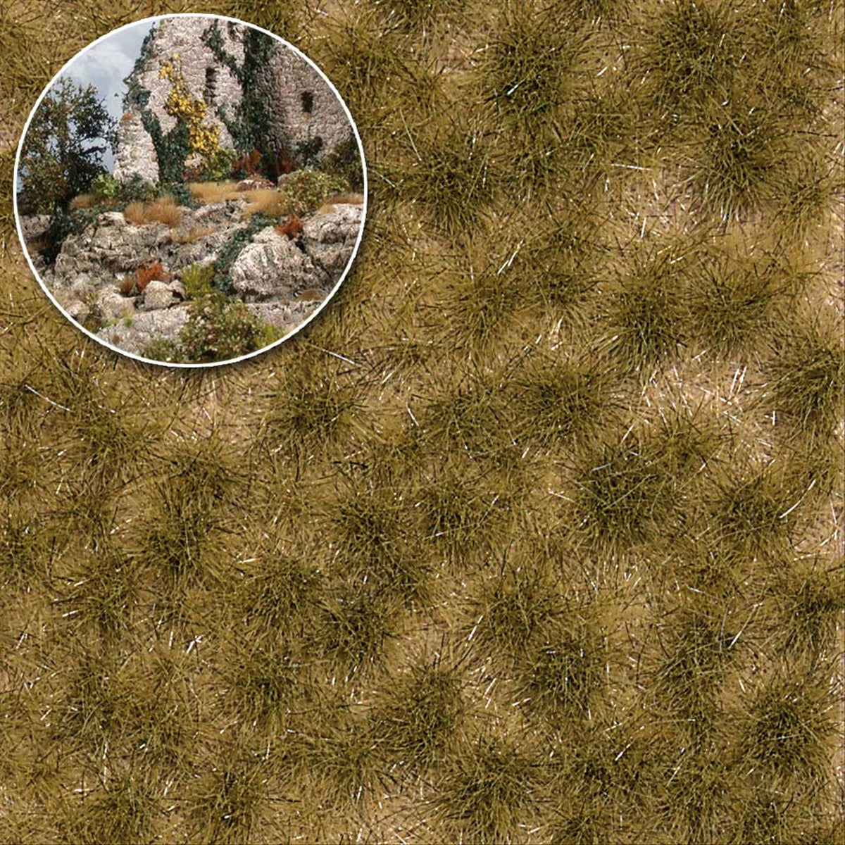 Busch 3524 All Scale Long Fall Grass Tufts Sheet, 6mm