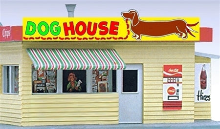 Miller Engineering 442452 HO/N Scale Dog House Sign