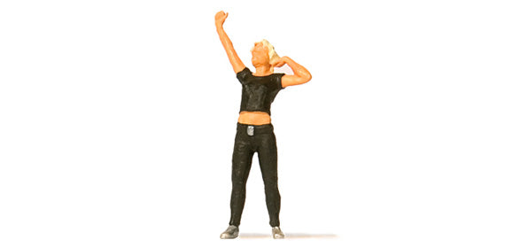 Preiser 28178 HO Scale Woman Stretching Figure