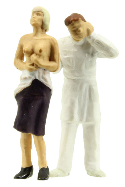 Preiser 28058 HO Scale At the Doctor Figure