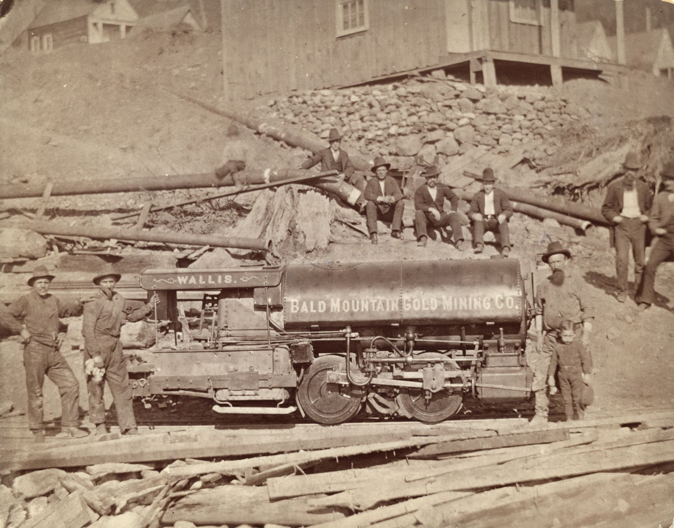 1876 Baldwin Mine Locomotive