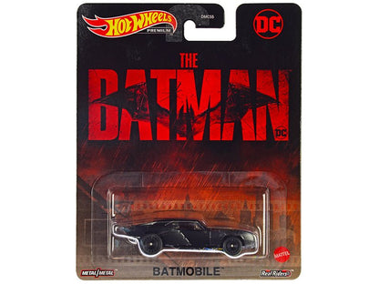 Batmobile Matt Black "The Batman" (2022) Movie "DC Comics" Diecast Model Car by Hot Wheels  free shipping USA