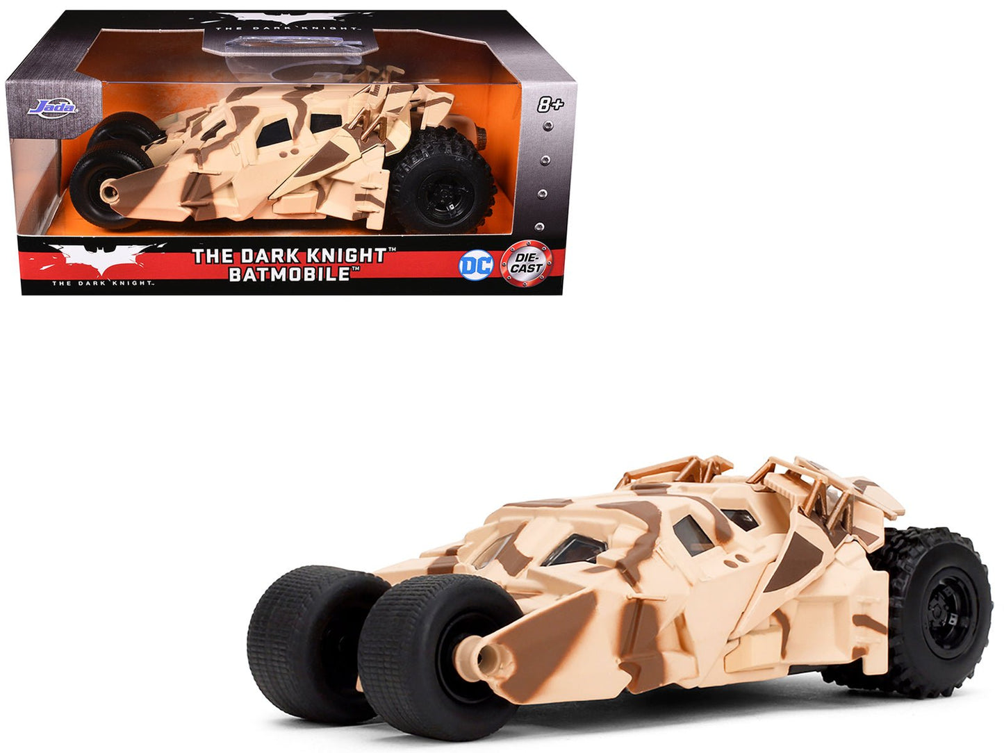 Batmobile Tumbler Camouflage "The Dark Knight Rises" (2012) Movie "Hollywood Rides" Series 1/32 Diecast Model Car by Jada  free shipping USA