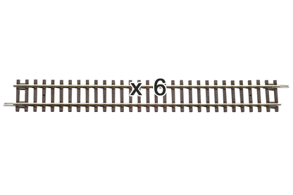 Piko 55200 HO Scale Straight Track 239mm, Box of 6