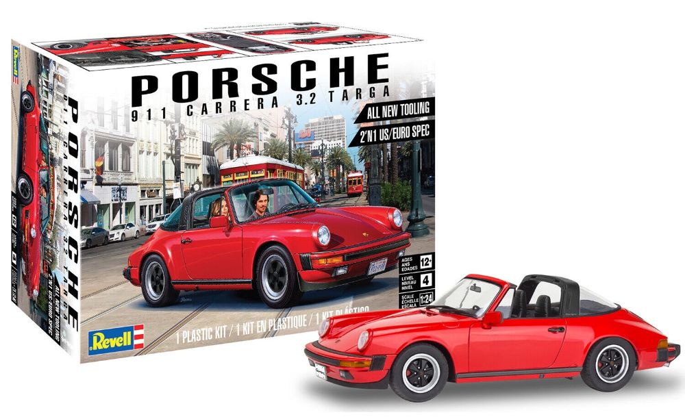 Revell 4527 1/24 1984 Porsche 911 Carrera 3.2 Targa (2 in 1)