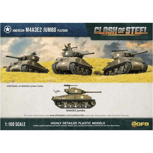 Clash of Steel - American: M4A3E2 Jumbo Platoon