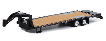 Greenlight 30390 1/64 Gooseneck Trailer, Black