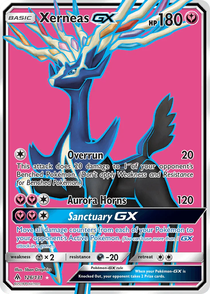 Xerneas GX (126/131) [Sun & Moon: Forbidden Light]