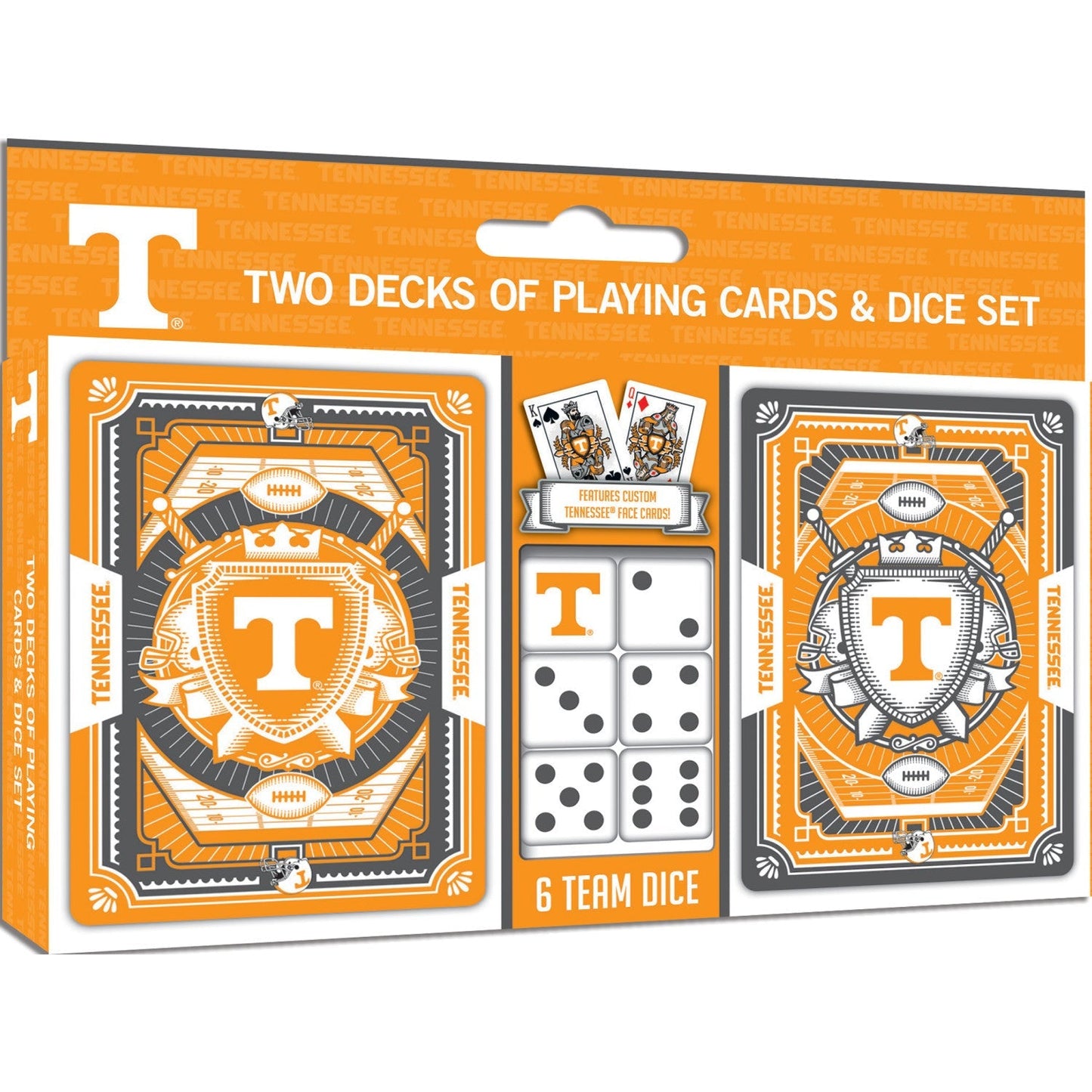 Tennessee Volunteers - 2-Pack Playing Cards & Dice Set by MasterPieces Puzzle Company INC