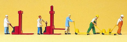 Preiser 10294 HO Scale People Working Stock Workers