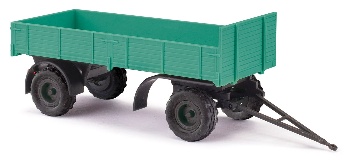 Busch 53320 HO Scale IFA HL 80 Farm Trailer, Light Green