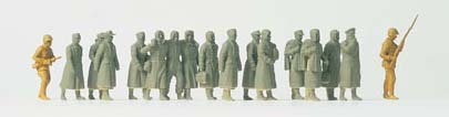 Preiser 16578 HO Scale Military - Soviet Union WWI - Unpainted Figure