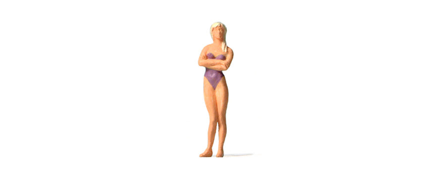 Preiser 28071 HO Scale Standing Female Bather Figure