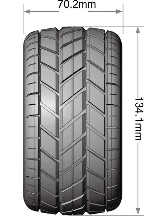 Louise RC MT-Rocket Soft 1/10 2.8 Monster Truck Belted MFT Tires Bead Lock Wheels 12mm, 14mm and 17mm hex LT3275SX