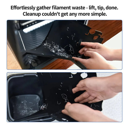 BIQU Panda Diaper - 3D Printer Debris Catcher Waste Pads Reusable Easy Clean Full Coverage for Bambu Lab X1/P1