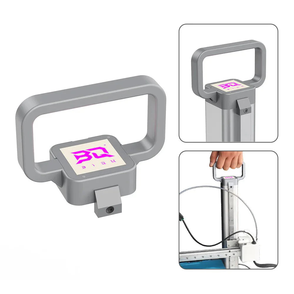 BIQU Panda Hue OTG - CNC Machined DIY Translucent Handle with LED for lifting and hiding wires on A1 Mini