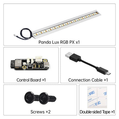 BIQU Panda Lux RGB Kit PX  ESP32 Smart Control, Magnetic Mount, High-Brightness RGBW, Printer Status Sync