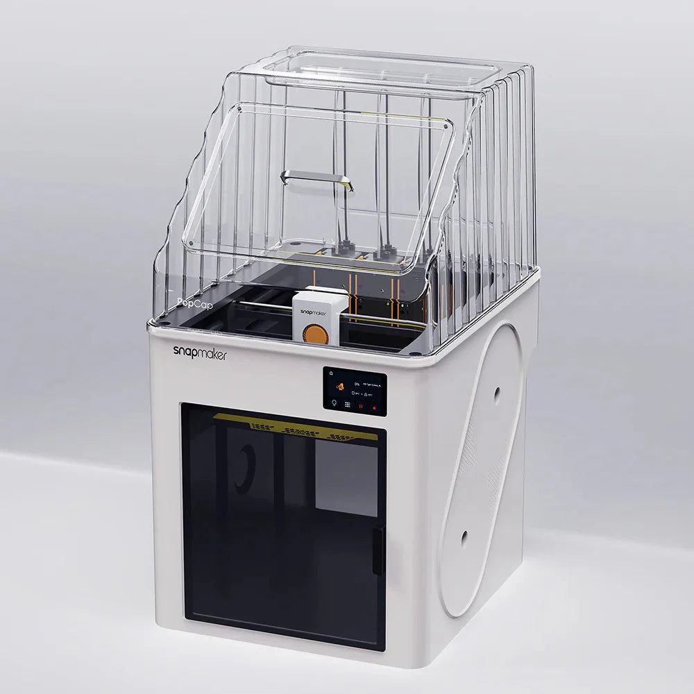 Biqu PopCap Tophat / Lid Enclosure for the Snapmaker U1 - with 4 Bonus Rolls of Filament
