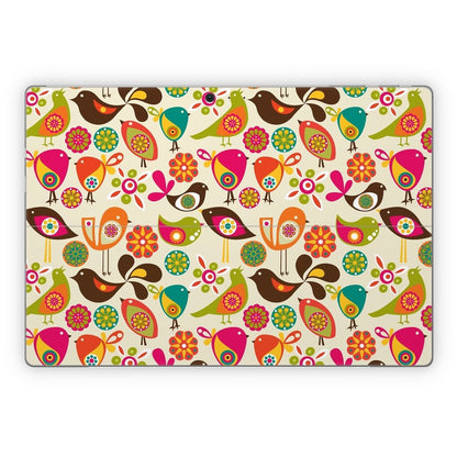 Bird Flowers - Microsoft Surface Pro Skin