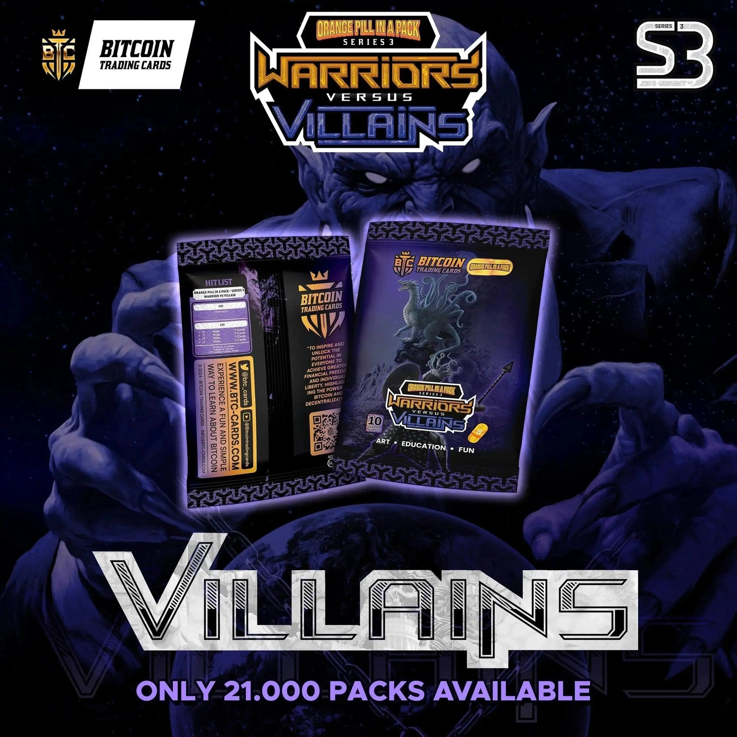 Case - OPP S3 Warriors vs Villains (8 Hobby Boxes)