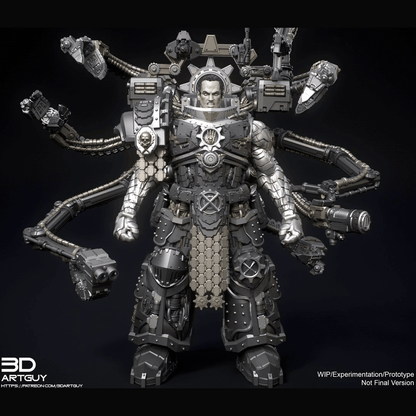 The Relentless One by 3DArtGuy 32mm scale, 50mm or 100mm, Miniature War Gaming Figure