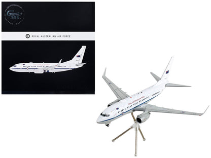 Boeing 737-700 Transport Aircraft "Royal Australian Air Force - A36-002" White and Gray "Gemini 200" Series 1/200 Diecast Model Airplane by GeminiJets  free shipping USA
