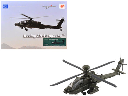 Boeing AH-64E Apache Guardian Attack Helicopter "12-09025 16th Combat Aviation Brigade" United States Army "Air Power Series" 1/72 Diecast Model by Hobby Master  free shipping USA