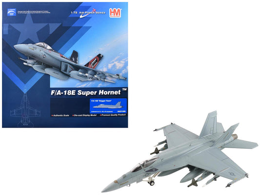 Boeing F/A-18E Super Hornet Fighter Aircraft "Dagger Team (with decals)" United States Navy "Air Power Series" 1/72 Diecast Model by Hobby Master  free shipping USA